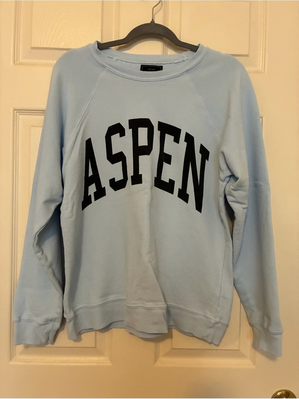 Original Retrobrand Aspen Crewneck Sweatshirt Light Blue Size M
